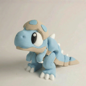 Flexi Baby T-Rex Desk Toy Keychain Bag Charm