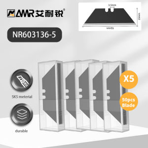 AMR 10/30/50Pcs Special Knife Blades Steel Material Utility Knife Trapezoid Blades Replacement DIY Art Craft Cutter Tool Blade