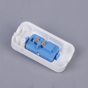 1/5PCS AC250V Max 10A Simple Boat Shape Switch Small Rocker Button Wiring Switch White Hand Pinch Bedside Household Appliance