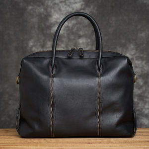 Genuine Leather Mens Bag Business Handbag Mens Briefcase Casual Shoulder Bag Crossbody Computer Bag Meeting Document Bag Mens Handbags 2024 New Designs ZRCX