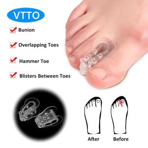 VTTO 1Pair Orthopedic Foot Big Toe Straightener Hallux Valgus Bunion Corrector Orthotics Feet Bone Thumb Adjuster Correction Pedicure