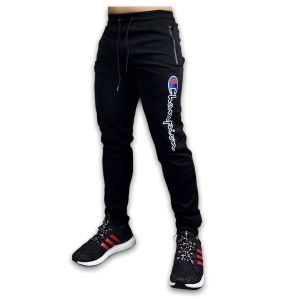 Quần jogger nam thun POLY xịn sò có khóa túi phong cách thể thao với họa tiết