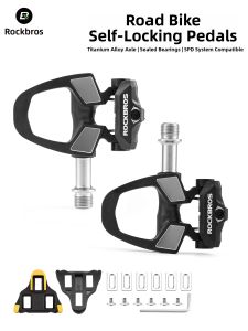 RockBros | Carbon Fiber Bike Pedals With SPD Clips