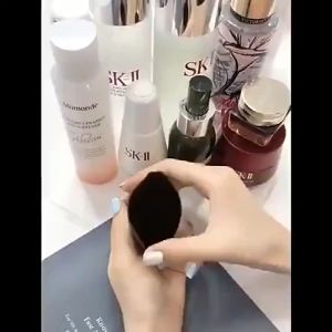 ABC Brush Bedak Foundation H329 E329: Alat MakeUp Wanita Portable Cosmetic Applicator Mini Gagang Pendek