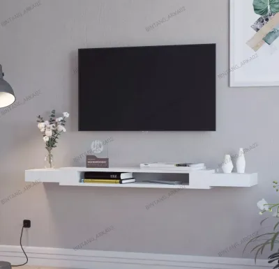 rak tv minimalis model terbaru ambalan rak dinding