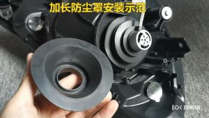 2 Pcs Karet Penutup Lampu Led Depan Mobil H4 Karet Tutup Headlamp Dust Cover Hid/Led Cover Penutup Headlamp