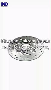 Piringan Cakram Depan Blade Revo 110 FI Absolute Supra X 125 F1 New Helm In Disc Disk Front Brake