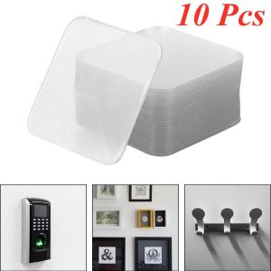 10Pcs Double-Sided Adhesive Nano Seamless Traceless Tape Stickers Without Punching Square Round Tape Stickers
