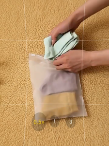 50Pcs Frosted Matte Ziplock Clothing Packaging Storage Bag