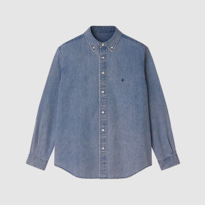 ICICLE | Long Sleeve Cotton Jeans Loose Shirt
