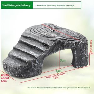FEIZHUXIANSEN | Turtle Basking Platform Resin Artificial Stone Floating Platform