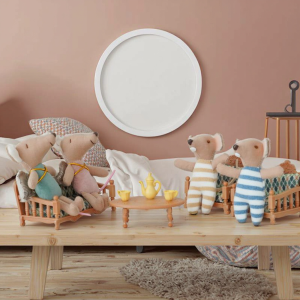 2025 New Mini Mouse Doll Childrens Play Toy Baby Multi Size Mouse Cute Plush Doll Handmade Newborn Doll Gift