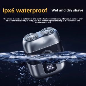 MONLEYTA | Portable Mini Electric Shaver For Men German Compact Steel Cannon Official Authentic Beard Razor Boyfriend Gift