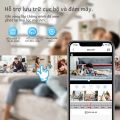 Camera IP Wifi 3MP Giám Sát Ngoài Trời Không Dây Với Zoom Kỹ Thuật Số 4X Camera Quan Sát An Ninh Tầm Nhìn Ban Đêm Phát Hiện Con Người Âm Thanh Hai Chiều Màu Trắng. 