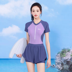 XTEP | Conservative Slimming Tummy-cover Racing Swimsuit