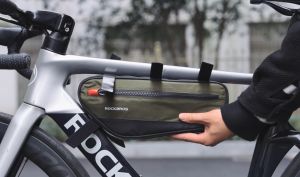 ROCKBROS Bike Frame Tube Bag Portable Versatile 1.7 Capacity Reflective for Road Bike MTB Cycling Bags