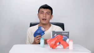Mainan anak GELEMBUNG SABUN air P29 SPACE BUBBLE GUN
