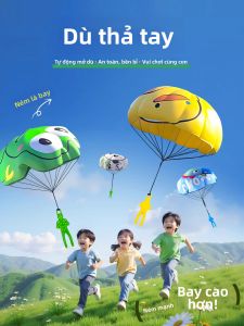 QILEYUAN | Đồ Chơi Dù Nhảy Bằng Tay cho Trẻ Em