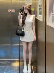 CHANGTONG | Flattering Waist Shaping Flared Skirt