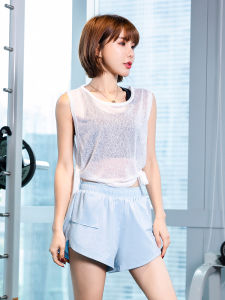ผู้หญิง Quick-Drying Breathable โยคะตาข่ายสําหรับวิ่งออกกําลังกายกีฬาฤดูร้อนหลวม Fit เสื้อกล้ามดูดซับเหงื่อ