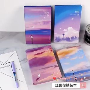 A5 Notebook Diary Cute Color Page Journal Notebook Gift Stationery Diary Handbook