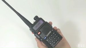 【FREE Earphone】BaoFeng UV-5R Portable Walkie Talkie + Speaker MIC Dual Band Two Way Radio Pofung UV5R Ham Radio Transceiver UV5R Promo 1800mAh