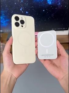 Liquid Silicone For Magsafe Wireless Charge Magnetic Case for iPhone 16 15 14 13 12 Mini 11Pro Max Plus XR Shockproof Soft Cover