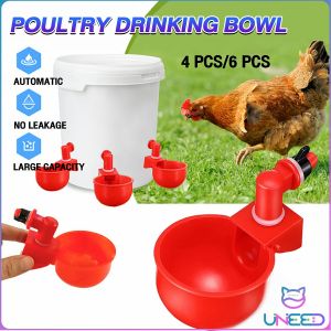Need. 6pcs Chicken Cup Waterer 4pcs Water Cups Automatic Chicken Cup Waterer Feeder Poultry Drinking Bowl