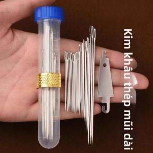 Kim khâu tay lỗ to đầu nhọn bằng thép dùng trong gia đình