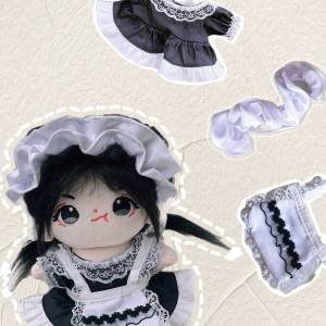 Cửa Hàng Hàng Đầu Chính Thức Đích Thực Cotton Vải Bông Quần Áo Búp Bê 20cm Maid Váy Còn Hàng Giá Rẻ Cho Bé Trai Và Bé Gái Cotton Vải Bông Búp Bê