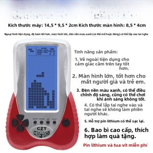 Máy Chơi Game Cầm Tay Màn Hình Lớn Bảo Vệ Mắt Cổ Điển Childhood Retro Dành Cho Trẻ Em Và Người Lớn Tuổi Có Thể Sạc Lại