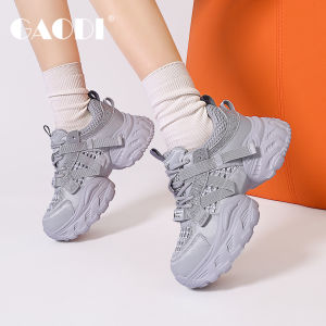 GAODI | Platform Thick-soled Sneakers Internal Height-increasing Breathable Mesh