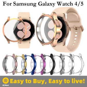 【Fast Shipping】 Soft TPU Protective Case for Samsung Galaxy Watch5 40/42/44/46mm Cover Screen Protector Samsung-Watch-Case
