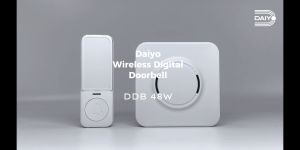 Daiyo DDB 48W Wireless Digital Kinetic Doorbell (Battery Free Switch)