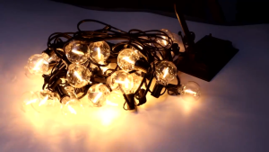 29/41Bulbs G40 String Lights Waterproof Patio Outdoor Backyard Garland Lights Holiday Wedding Decoration for Garden & Porch