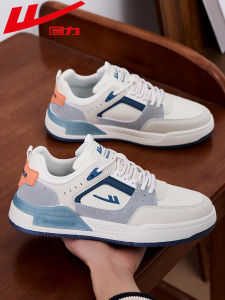 Warrior Mens Casual Sport Shoes 2025 Autumn New Style Retro Versatile Leisure White Sneakers Comfortable All-Match Trendy Footwear