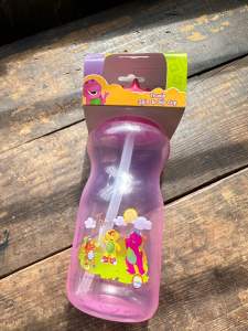Barney training cup straw type 10oz