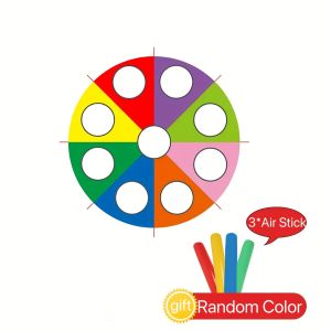 Rainbow Umbrella with Hole Kindergarten Ground Mouse Outdoor Early Education Parent Child Ground Mouse Rainbow Umbrella