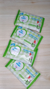 MY BABY Tisu Basah Antibacterial Extra Thick Wipes 10 Sheets