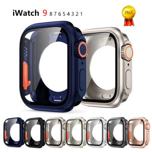Upgrade To Ultra Watch Case for Apple Watch 44mm 45mm 40mm 41mm Hard PC Front &Rear Bumper Case iwatch Series 8 7 6 5 4 SE Cover
