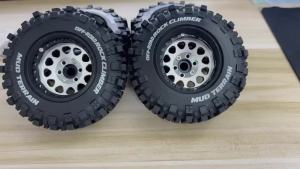 Bộ Lốp Cao Su RC RED SPIDER 4 Chiếc 95mm 1.9 Inch Với Bộ Mâm Kim Loại Beadlock Dành Cho Xe RC Crawler Tỷ Lệ 1/10 TRX4 SCX10 Capra AX10 Wraith