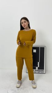 Dofy Elsa Set 019 / Stelan Wanita Korea Knit Premium / Korean Set Fashion Basic