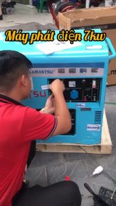 Giảm giá máy phát điện chạy dầu đề nổ Kamastsu 7kw siêu chống ồn