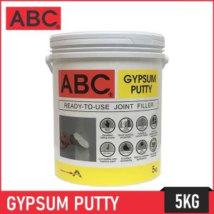ABC GYPSUM PUTTY READY TO USE GAP ANDJOINT FILLER 5 KG SMOOTH FINISH PREVENTS CRACKS