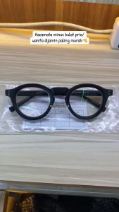 TERBARU Frame Kacamata Bulat Pria/Wanita Bisa Minus&Cylinder Lensa Antiradiasi | Photocromic | Blueray | BluecromicKacamata Minus Murah