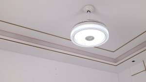 พัดลมเพดาน LED ขนาด 42 นิ้ว พัดลมเพดาน 6 สปีด รีโมทคอนโทรล พัดลมเพดานปรับความเร็วได้ พร้อมรีโมทคอนโทรล ไฟ RGB และเสียง เปลี่ยนสีได้ 3 สี