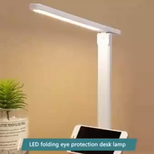 Foldable LED Desk Lamp USB Rechargeable Touch Dimmable Eye‑Care Study Reading Lamp for Student Home Office