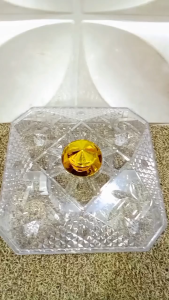 Tempat Permen Kue Akrilik TGSD 1208 Golden sunkist