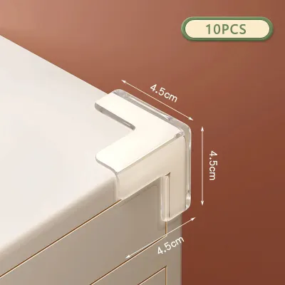 10Pcs Silicone Corner Protector for Children Baby Safety Table Edge Protection Cover Child Anticollision Table Corner Edge Guard