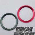 30.6mm*38mm Vingtage Gold Red Green Ceramic Watch Bezel Insert With Rose Calibation Cyan Luminous Fit 40mm41mm SUB 007 Case. 